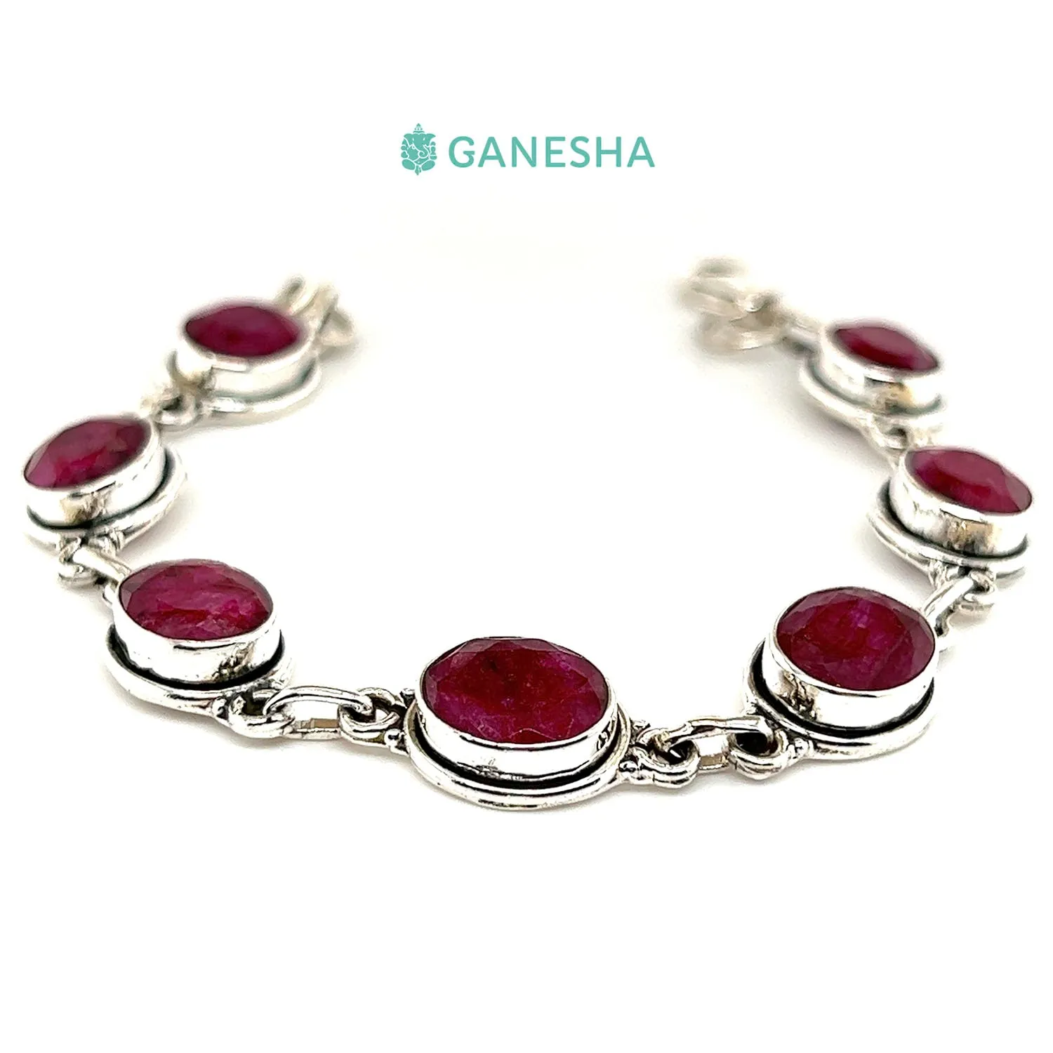 Ruby Bracelet (925) Sterling Silver