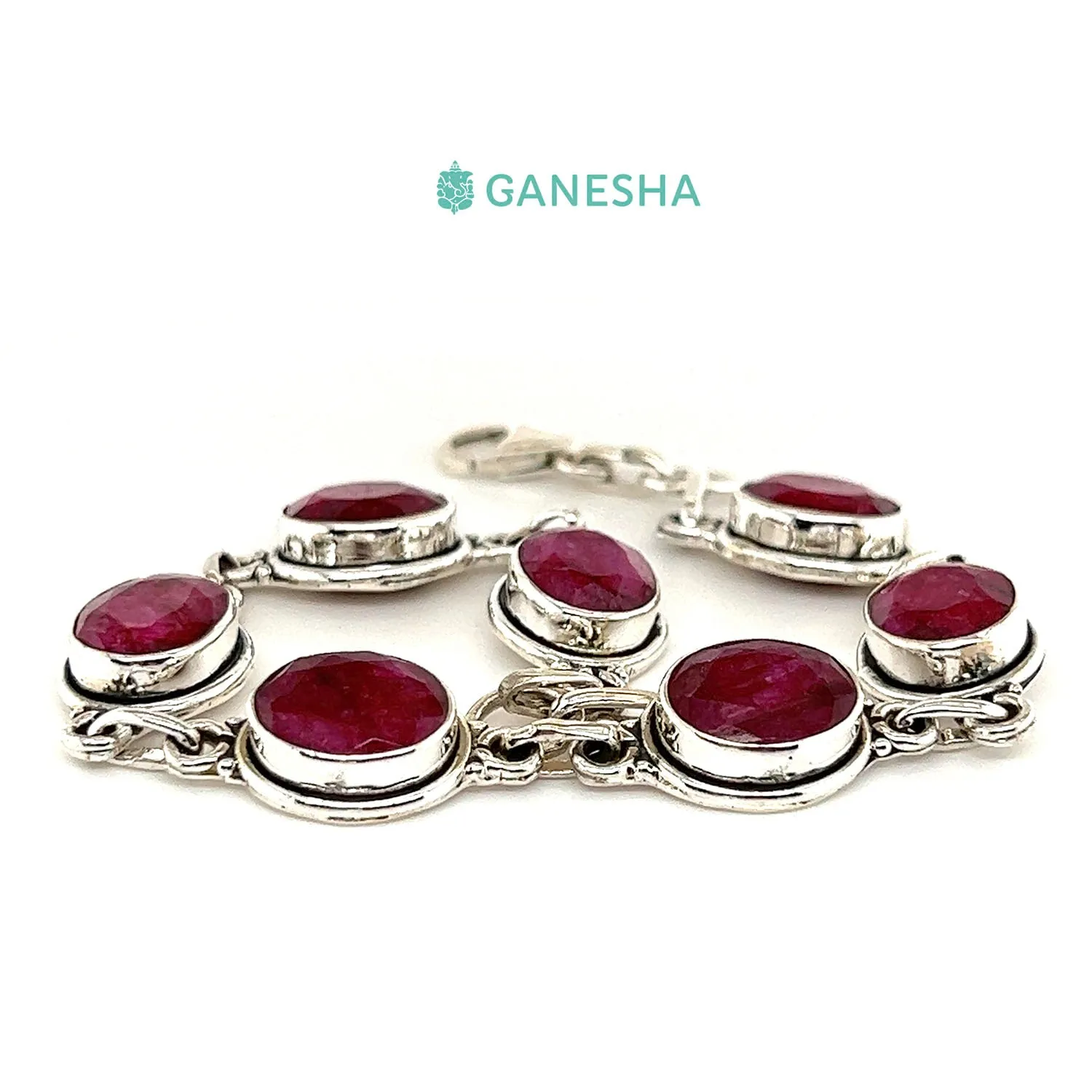 Ruby Bracelet (925) Sterling Silver