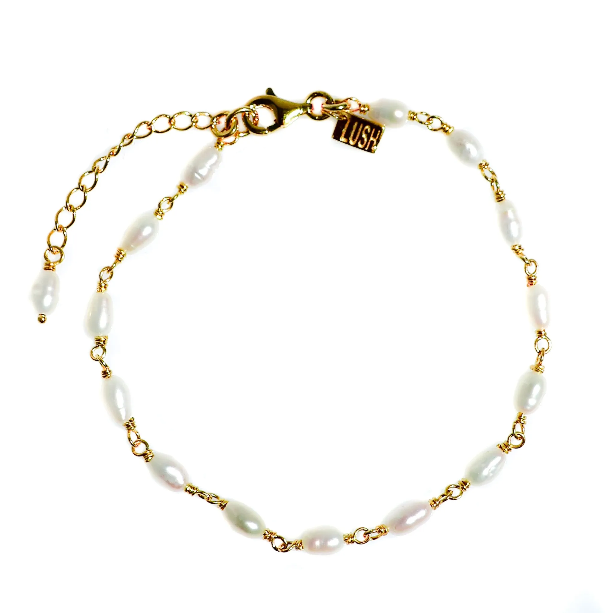 Seaside Bliss Pearl Bracelet Gold