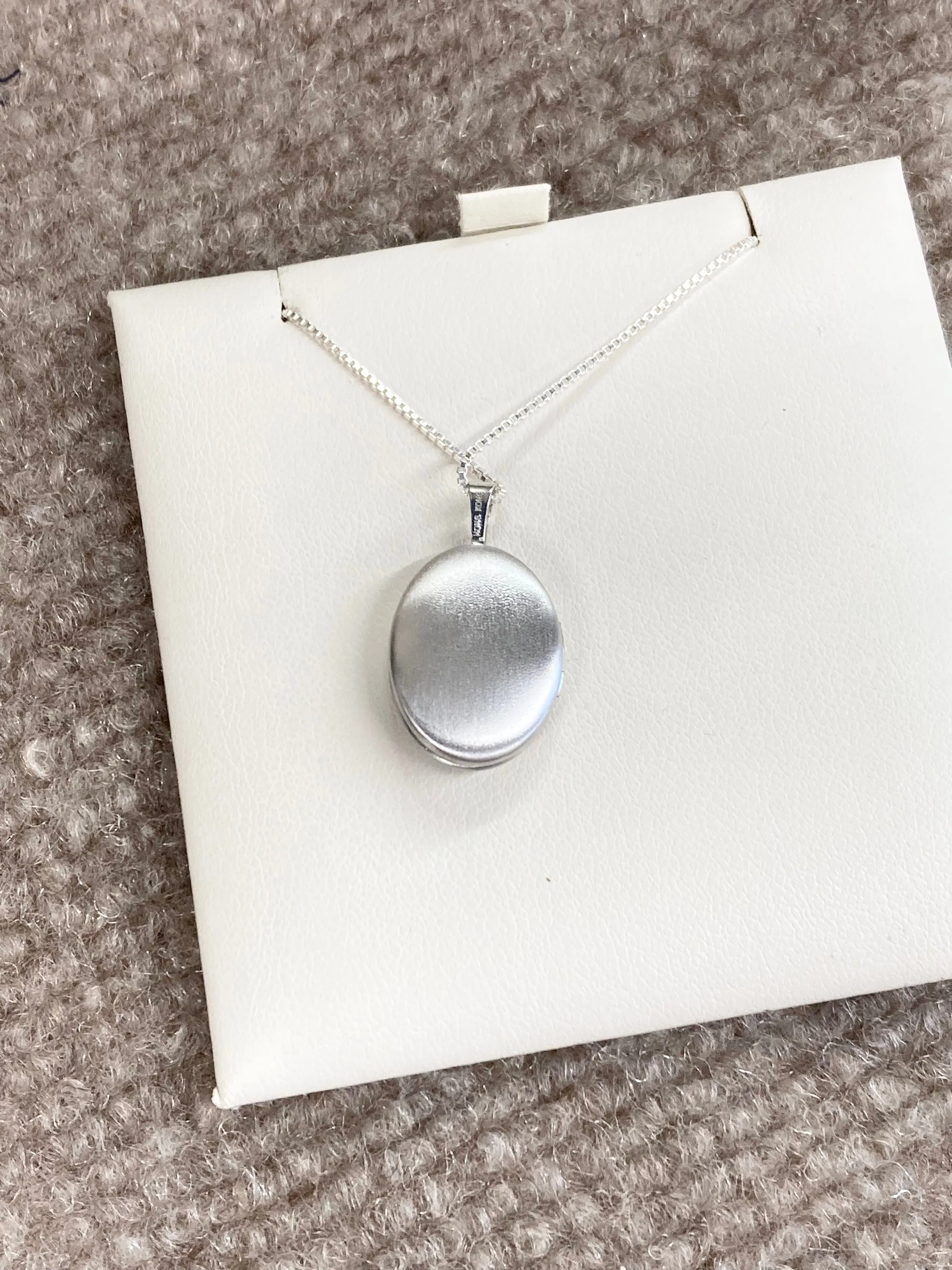 Silver Diamond Locket