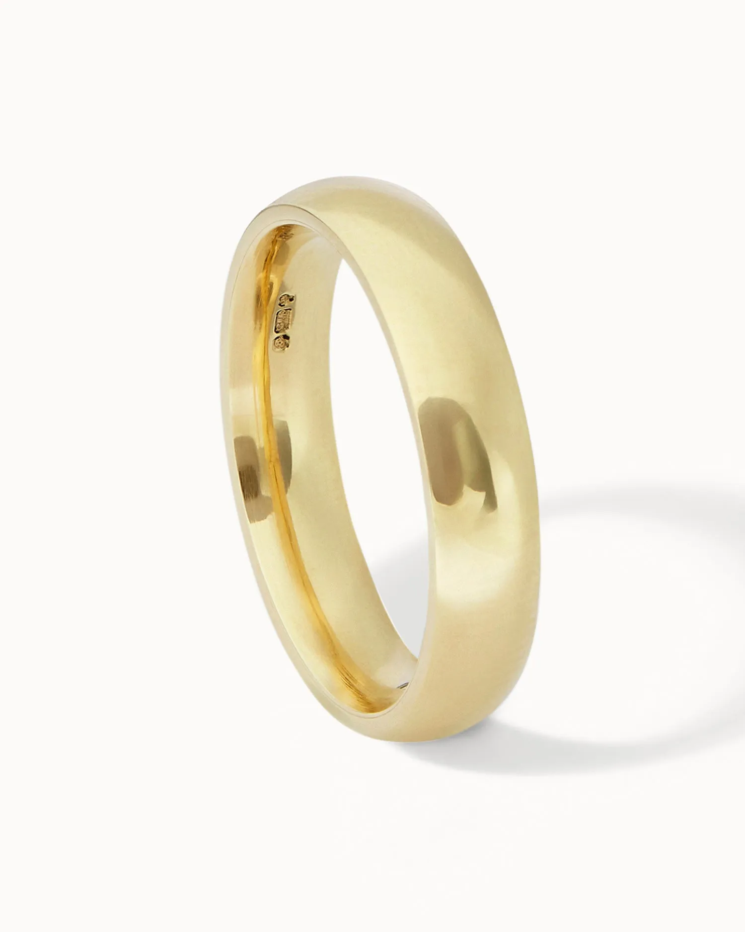 Solid Gold Classic Ring - 4mm Band