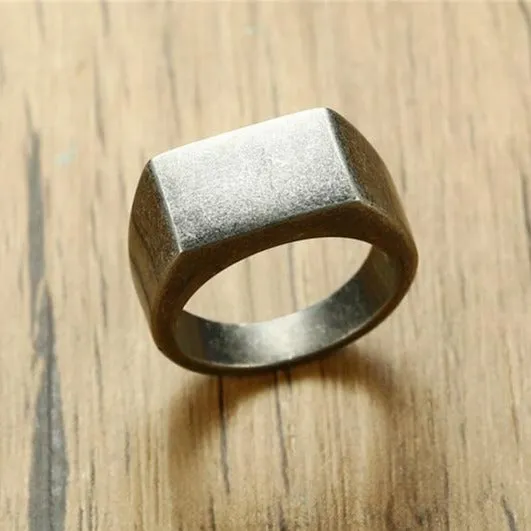 Square Signet Ring