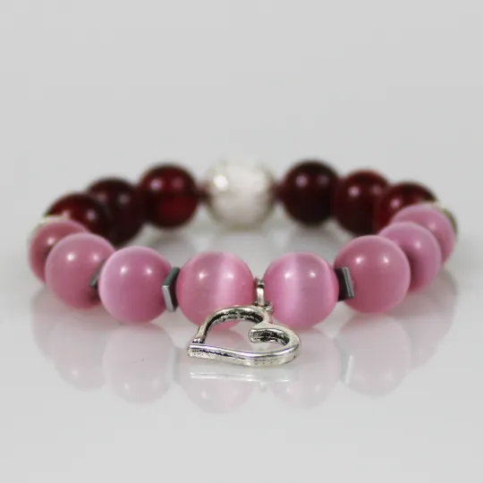 St Valentine's Day Bead Bracelet