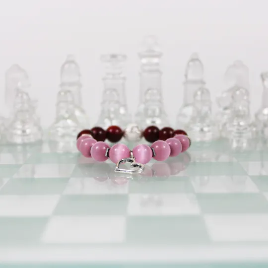 St Valentine's Day Bead Bracelet