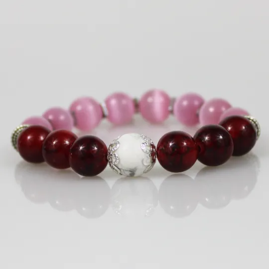 St Valentine's Day Bead Bracelet