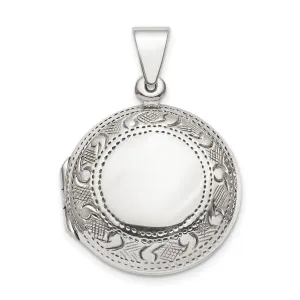 Sterling Silver Circle Locket