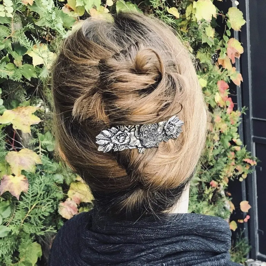 Sugar Skull Barrette