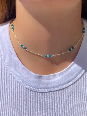 Summer Sky Apatite Necklace