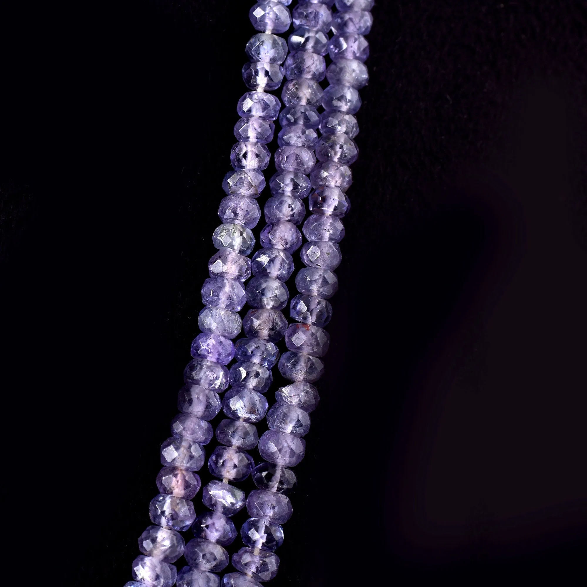 Tanzanite Beaded Necklace - December Birthstone