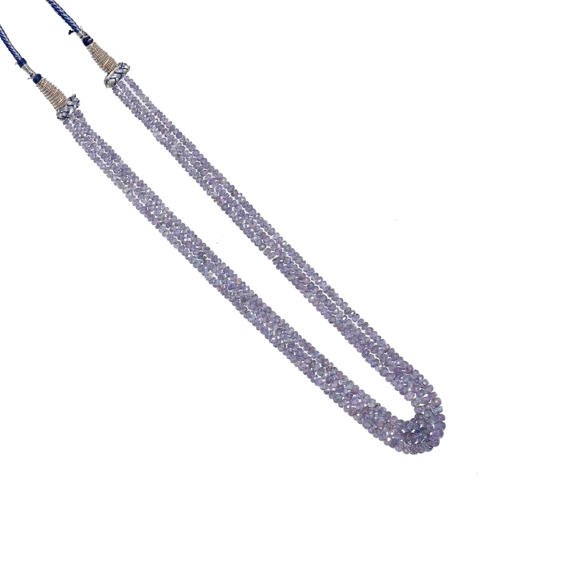 Tanzanite Beaded Necklace - December Birthstone