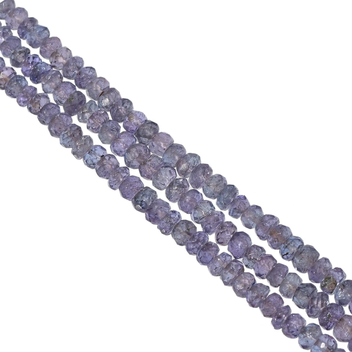 Tanzanite Beaded Necklace - December Birthstone