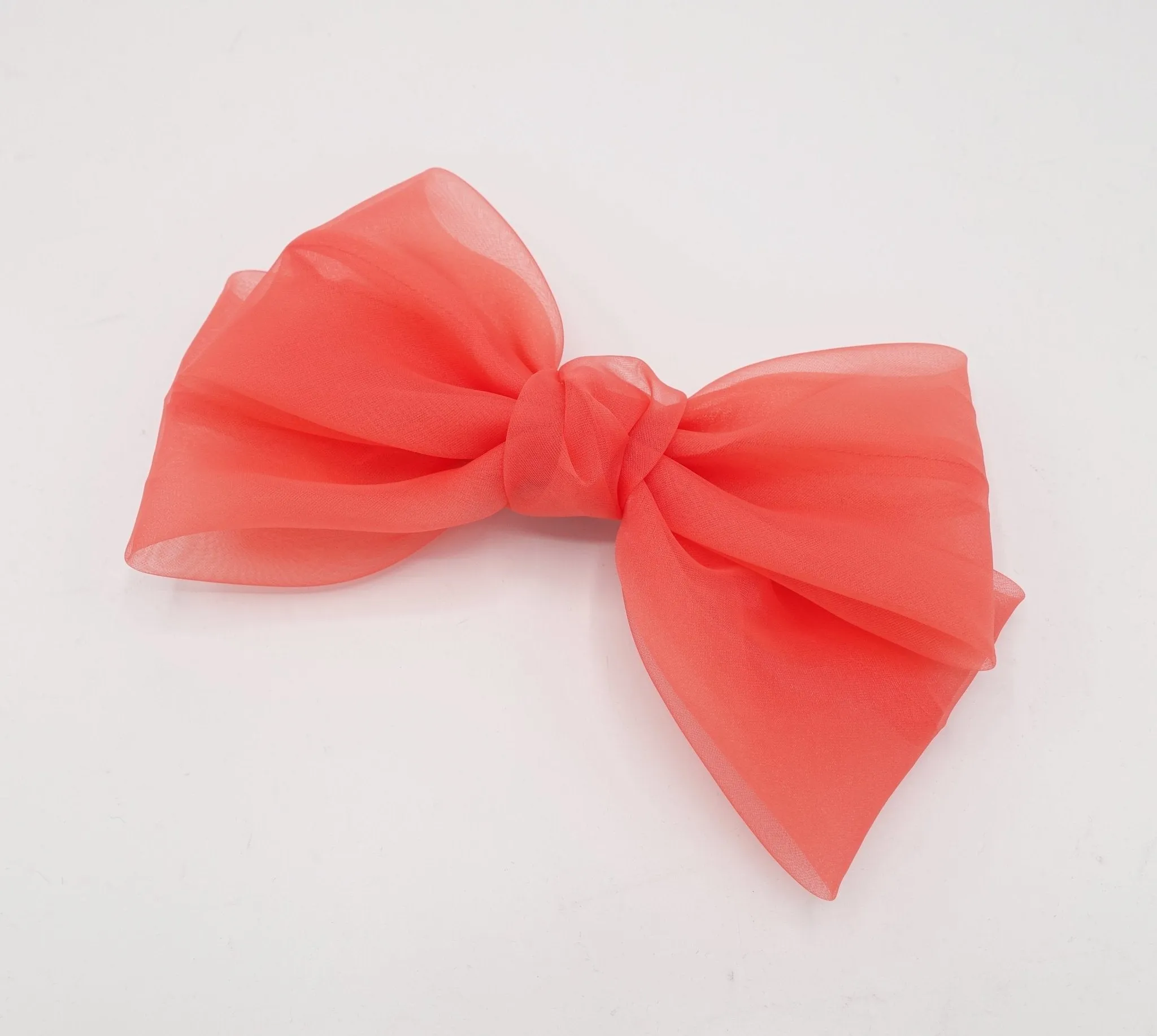 Texas organza hair bow big stylish bow hair accessories for women