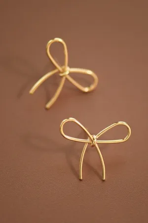 The Aurelia Bow Stud Earrings