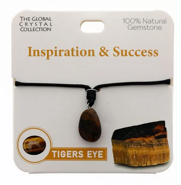 Tigers Eye Natural Gem Necklace - 'Inspiration & Success'