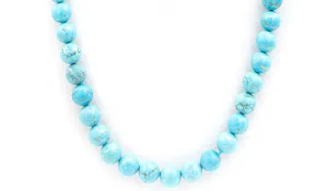 Turquoise Howlite Natural Gemstone Necklace