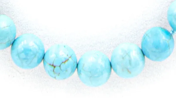 Turquoise Howlite Natural Gemstone Necklace