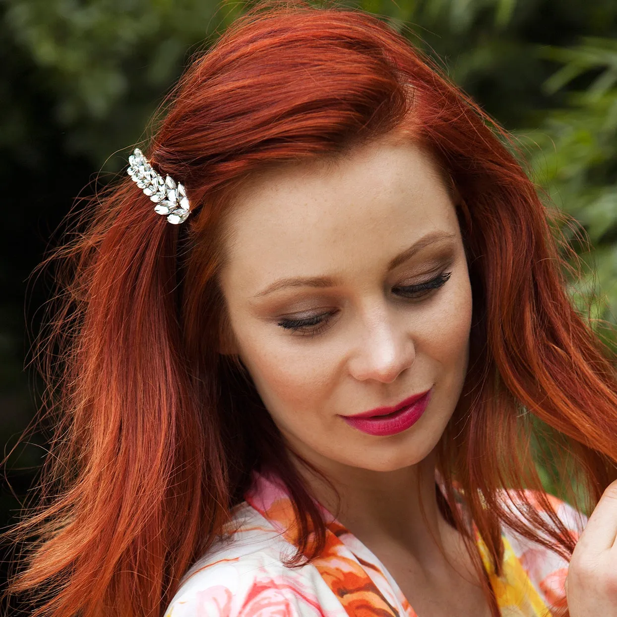 Vintage Hair Clip Small Leaf